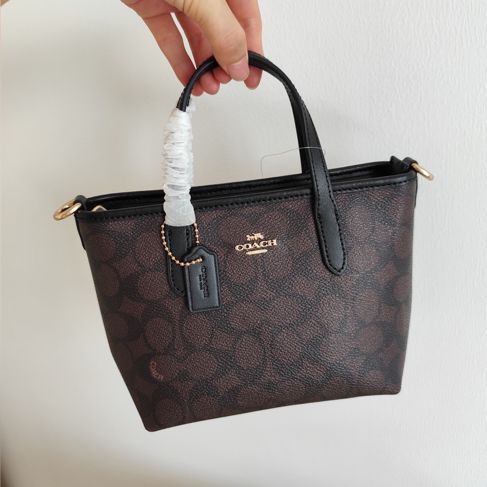 Coach Mini Tote Bag Crossbody Shoulder Bag